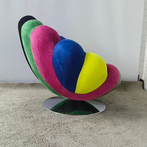 Italiano creativo Anemone <span class=keywords><strong>Giovannetti</strong></span> divano singolo moderno minimalista soggiorno pigro per il tempo libero sedia girevole - Product Image 3