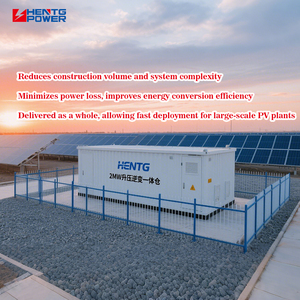 HENTG POWER 1MW 5MW Contenedor PCS Integrado para Exteriores Conectado a la Red 50/60Hz PWS1 Subestación Prefabricada para Turbinas Eólicas - Product Image 3