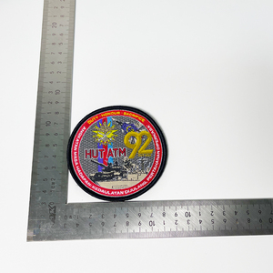 Индивидуальные дизайнерские нашивки из твила с вышивкой, нашивка-эмблема на плечо в стиле Флорида, тканевые нашивки - Product Image 2