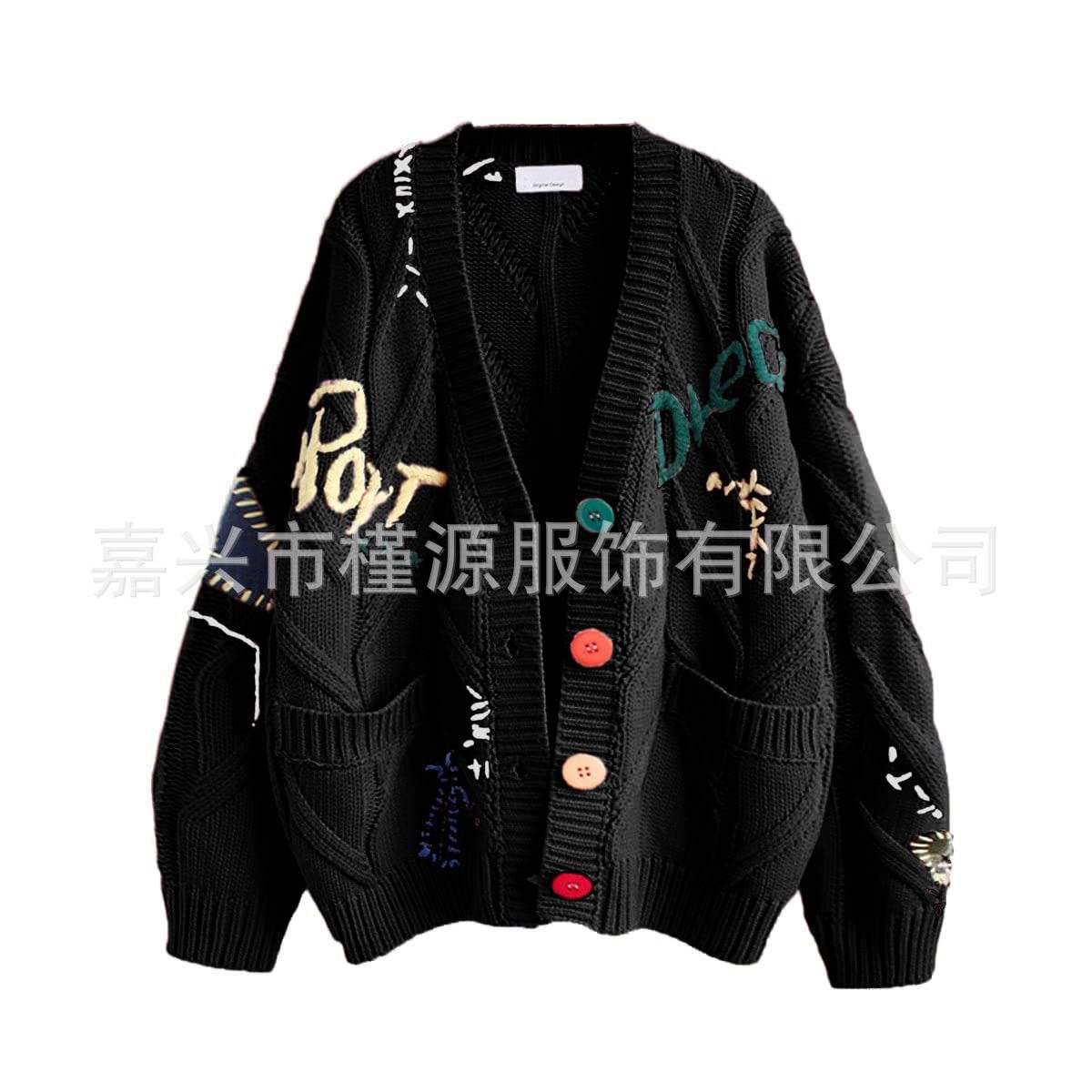 Z1108TP03 Black cardigan