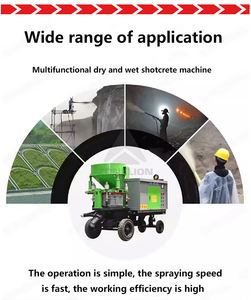 Varias cajas de cambios, gunita de hormigón seco y húmedo para mina, maquinaria de pulverización de hormigón proyectado usada - Product Image 2