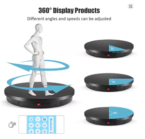 Espositore Rotante Elettrico a 360° da 52cm °   Piattaforma Girevole Telecomandabile per Fotografia, Riprese Video ed Esposizioni - Product Image 4