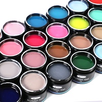 Gel gelsky vernis à ongles logo personnalisé constructeur dur gel UV professionnel constructeur de paillettes pour ongles gel d'extension
