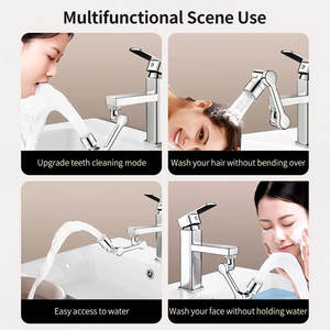 Robinet Aérateur Pivotant Extensible <span class=keywords><strong>Éco</strong></span>logique Moderne 1080° avec Conception Extensible à 360° et Installation Facile – Offre Spéciale - Product Image 4