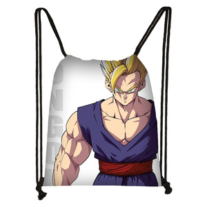 40 estilos DBZ Bolsa con cordón Personaje de anime Impresión HD Goku Mochila Bolsa de almacenamiento de dibujos animados diarios - Product Image 4