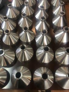 Funil de aço inoxidável sanitário do produto comestível 1.5 Tri braçadeira usinada para a indústria cervejeira Use a conexão da solda - Product Image 4