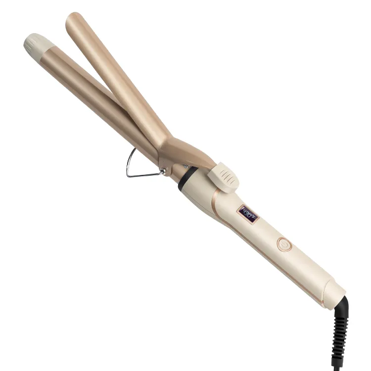 Plancha rizadora de pelo profesional para salón de belleza, ondulador de cerámica con recubrimiento de doble voltaje, ondas de playa, 3 triples