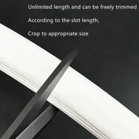 Tube LED néon en silicone blanc encastrable, diffuseur flexible pour ruban lumineux, étanche pour extérieur, compatible WS2811 WS2812B