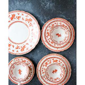 Service à café et à thé en porcelaine osseuse orientale rouge fer, trio Foley China, ensemble de 4 pièces, fin du XIXe/début du XXe siècle, Angleterre - Product Image 4