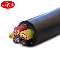 Câble en caoutchouc imperméable antigel 1,0 mm 2 conducteurs HO7RNF 5 conducteurs 35 mm2
