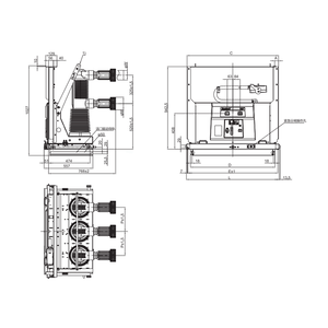 Disjoncteur à vide de type poteau encastré pour intérieur, série VEP-40.5, 40,5 kV, appareillage de commutation moyenne tension - Product Image 2