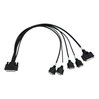 Cable de Conexión Personalizado de Longitud a Medida, Recto o en Ángulo Recto, DB9 DB15 DB25 DB37 DB45 Macho/Hembra a Bloque de Terminales