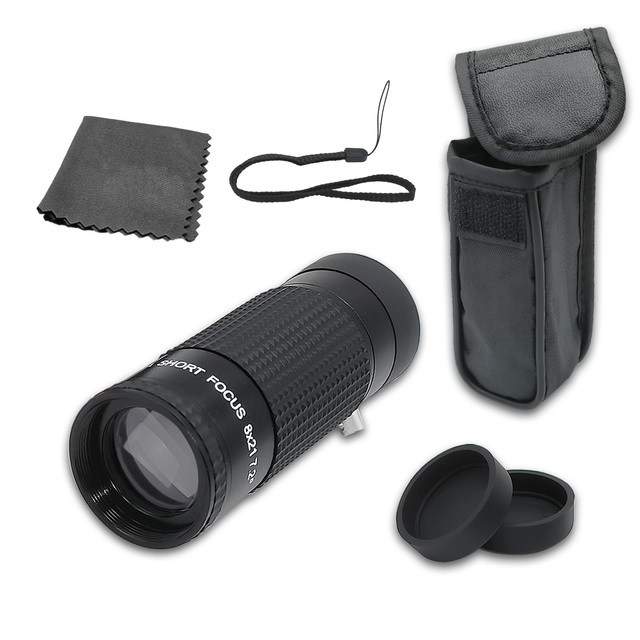 8*21mm Extra Short Focus (Close Focus) Reading Monocular for Short & Long Distance for Vision Impairment
