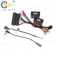 Kabel Harness Konektor Daya 42Pin dengan 2 Canbox untuk Pemutar Android Mobil IX45 2013-2015