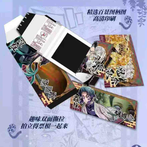 Nouvelles cartes à jouer <span class=keywords><strong>Demon</strong></span> <span class=keywords><strong>Slayer</strong></span> Polaroids, <span class=keywords><strong>anime</strong></span> japonais, collection de bandes de <span class=keywords><strong>film</strong></span> déchirées, cartes de jeu, jouets, cadeaux pour enfants - Product Image 2