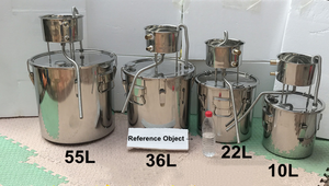 Alambic en acier inoxydable avec pompe, <span class=keywords><strong>kit</strong></span> de brassage pour eau, vin, brandy / équipement de distillation de whisky - Product Image 2