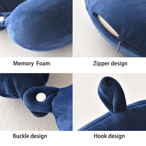Cuscino da Viaggio Portatile a U in Memory Foam Personalizzabile, Ecologico e Antibatterico - Nuovi Arrivi 2026 <span class=keywords><strong>di</strong></span> Tendenza - Product Image 6