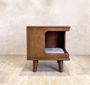 Tre & gỗ đa chức năng mèo làm tổ Pet lồng không thấm nước có thể tháo rời có thể giặt tất cả các mùa mèo giường hang động - Product Image 4