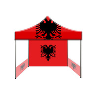 Carpa Plegable Resistente con Impresión Personalizada de Logotipo, Estructura de Acero, para Ferias Comerciales y Publicidad al Aire Libre