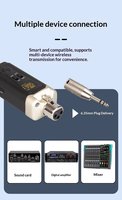 Système de monitoring intra-auriculaire BHA JT-6 UHF avec 6 récepteurs bodypack IEM, monitoring sans fil pour scène live, performance de groupe, studio, OEM