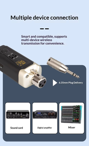 Système de monitoring intra-auriculaire BHA JT-6 UHF avec 6 récepteurs bodypack IEM, monitoring sans fil pour scène live, performance de groupe, studio, OEM - Product Image 5
