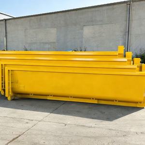 Truk Pengangkut Sampah <span class=keywords><strong>Skip</strong></span> Bin 30 Yard, Roll Dumpster Hook Lift Bin untuk Limbah Konstruksi Pabrik Manufaktur - Product Image 5