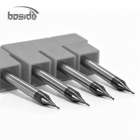 Micro-foret en carbure monobloc de petit diamètre en tungstène pour usinage de précision CNC, acier trempé, acier inoxydable