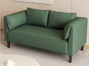 Ensemble de canapés doubles de luxe simples pour petits appartements salons bureaux salons de beauté hôtels magasins de vêtements en bois