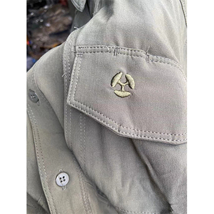 Camicia ad asciugatura rapida da uomo a <span class=keywords><strong>manica</strong></span> <span class=keywords><strong>lunga</strong></span> estiva aderente in tinta unita per abiti tattici ad asciugatura rapida - Product Image 6