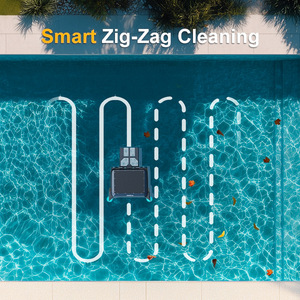 Pool Surface Cleaning Robot Solar Powered Automatic Filtered Water Cleaner US Standard 4.3Kg ABS Plastic - Product Image 5