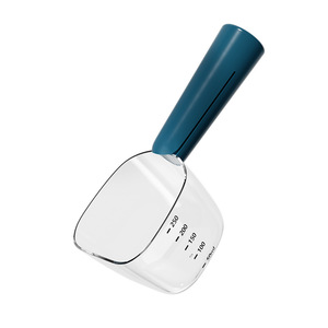 Cuillère doseuse pour aliments pour animaux de compagnie Qi Oh, 130 g, pour chats et chiens, bol d'alimentation avec couvercle et base - Product Image 3