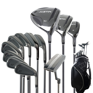 Ensemble complet de clubs de golf pour hommes, droitiers et gauchers, noirs - Product Image 2