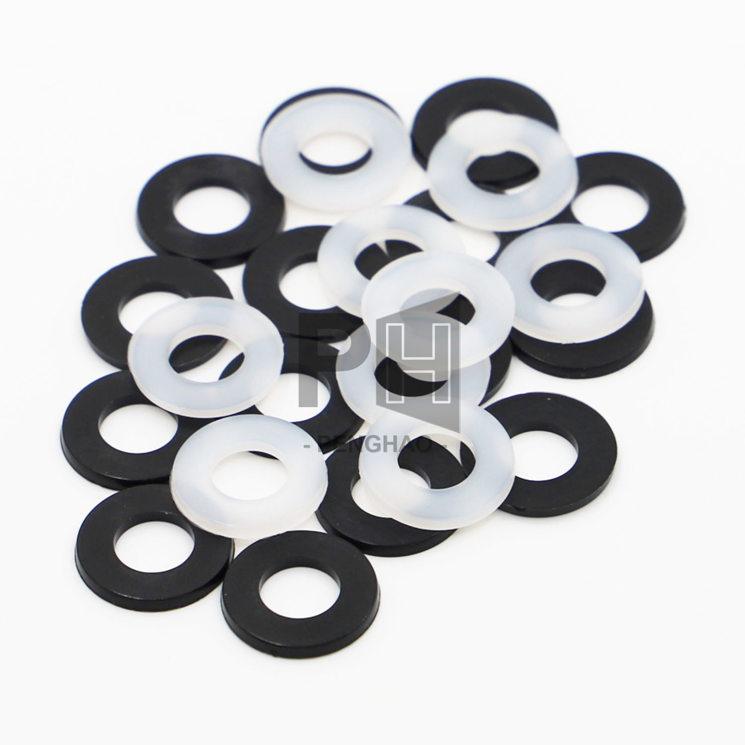 Оптовая продажа с фабрики, нейлоновые шайбы M2 M2.5 M3 M4 M5 M6 M8 M10, черные, белые, нейлоновые шайбы, нейлоновая плоская шайба
