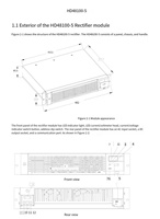 HD48100-5 pour alimentation de communication EMERSON 48V 100A entièrement testée