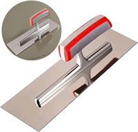 Truelle de finition pour béton 11,8x3,8 pouces, en acier inoxydable de qualité supérieure, outil de maçonnerie pour tous les besoins de finition en construction, outils pour cloisons sèches