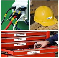 Phomemo E1000 Pro mesin Label genggam, mesin pencetak Label portabel Mini untuk kabel