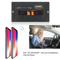 Carte décodeur WMA Bluetooth 5.0 sans fil pour voiture Module lecteur audio USB TF FM Radio écran couleur MP3 avec télécommande