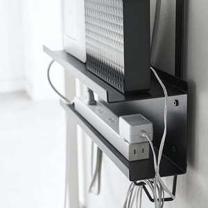 Kim Loại Màu Đen Có Thể Điều Chỉnh Dưới Bàn Quản Lý Cáp Khay Không Có Khoan Sắt Dây Tổ Chức Giá Với Móc Bàn Kệ Văn Phòng Tổ Chức - Product Image 2