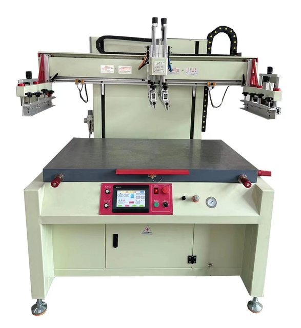 Automatic Lifting Flat Screen Printing Machine Flat Silk Screen Printing Machine Silk Printer Machine With Mitsubishi PLC