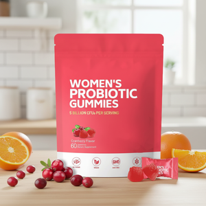 Gomitas Probióticas para Mujeres, Suplemento Flora + Vitamina C para el Apoyo Inmunológico, Gomitas Veganas, Fabricante OEM - Product Image 1