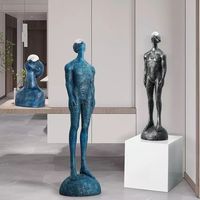 Nordic Minimalist Home Decoration Pop Art Abstrakte Figur Skulptur Fiberglas Handwerk Harz Mensch Statue