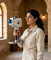 Scanner LiDAR portable TopTech RS70 léger, précision de cartographie 3D, logiciel GreenValley, chantier de construction