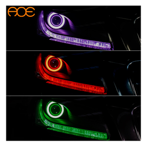 Srgba anl mắt 80mm Bông Bóng Đèn Mới 12V đuổi theo loại với đôi mắt thiên thần mô hình - Product Image 2