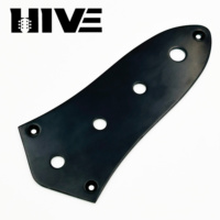 Plaque de commande en métal pour basse électrique HIVE, compatible JB Bass, plaque de circuit de commande pour Jazz Bass