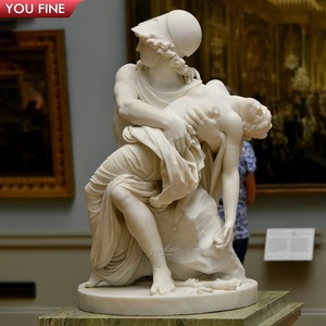 Tay chạm khắc cuộc sống Kích thước Điêu Khắc Đá Cẩm Thạch Venus và <span class=keywords><strong>MARS</strong></span> tượng - Product Image 3