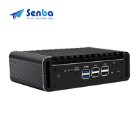 SII-AD4L-XF 4 ports LAN 2.5GbE DDR5 Max 32G 8 ports USB Emplacement pour carte TF HD DP Affichage 4K Mini PC sans ventilateur 12V Pare-feu