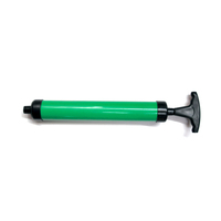 Pompe à air manuelle universelle pour ballons de sport, avec tuyau en caoutchouc de 10 cm, aiguille de gonflage et embout d'air – Offre spéciale