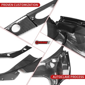 Precio de fábrica, estilo OEM, piezas de interior de coche de fibra de carbono seca, compartimento de equipaje para Ferrari 458 - Product Image 4