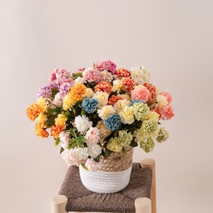 ช่อดอกเบญจมาศประดิษฐ์ CallaFloral ทำจากโพลีเอสเตอร์ สำหรับตกแต่งบ้าน ตกแต่งงานแต่งงาน - Product Image 2