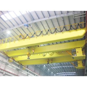 Châu Âu loại nhiệm vụ nặng nề trên không cần cẩu đôi dầm cầu cẩu với đôi móc - Product Image 1